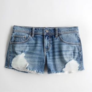 Low-rise vintage baggy shirt